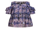 Frill Cold Shoulder Top image number null