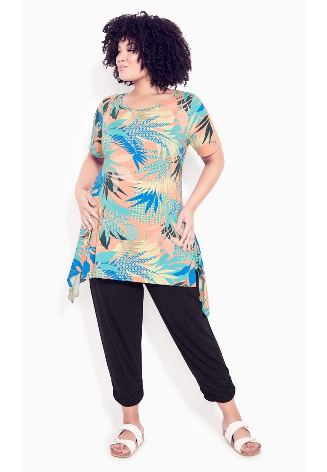 Ayla Mesh Sleeve Tunic image number null