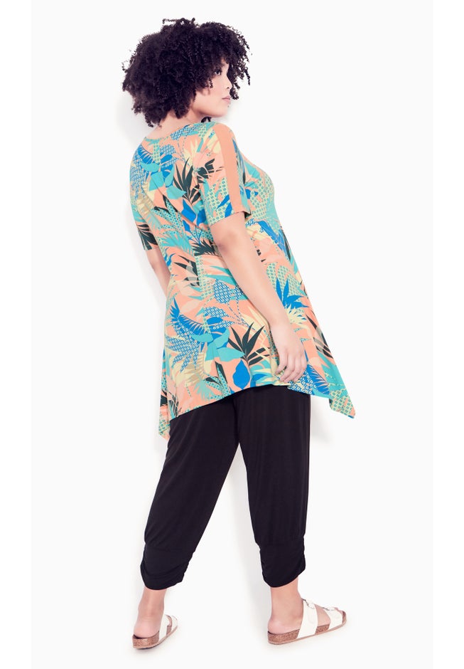 Ayla Mesh Sleeve Tunic image number null