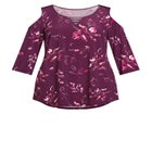 Cold Shoulder 3 Bar Print Top image number null