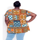 Phoebe Lattice Print Top image number null