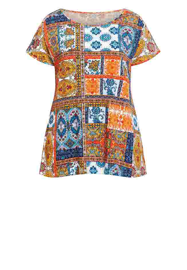 Phoebe Lattice Print Top image number 2