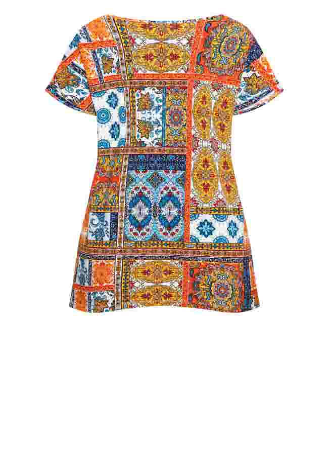 Phoebe Lattice Print Top image number 3