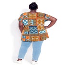 Phoebe Lattice Print Top image number null