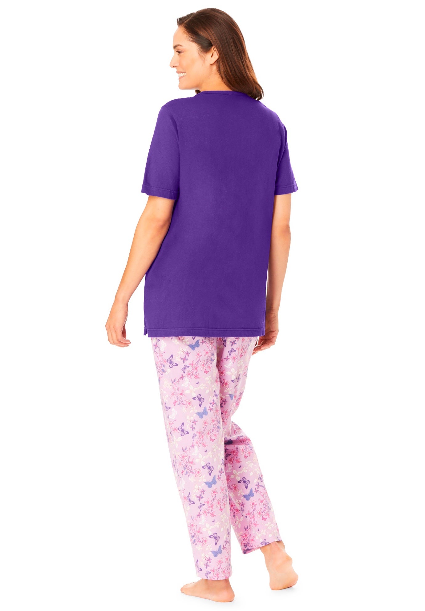 Graphic Tee Pure Cotton PJ Set image number 2