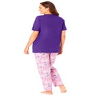 Graphic Tee Pure Cotton PJ Set image number 2
