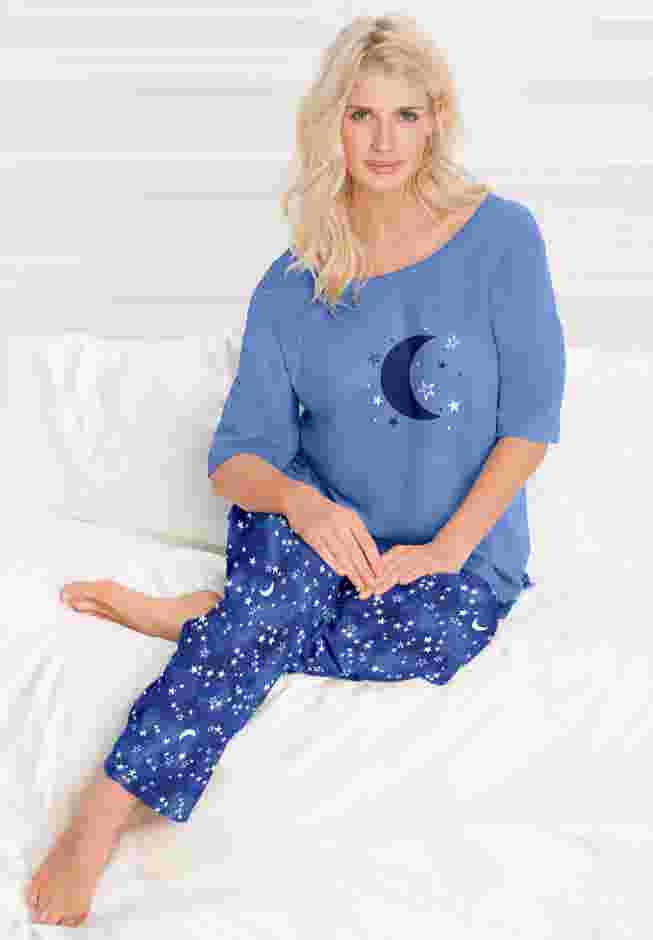 Graphic Tee PJ Set image number 3
