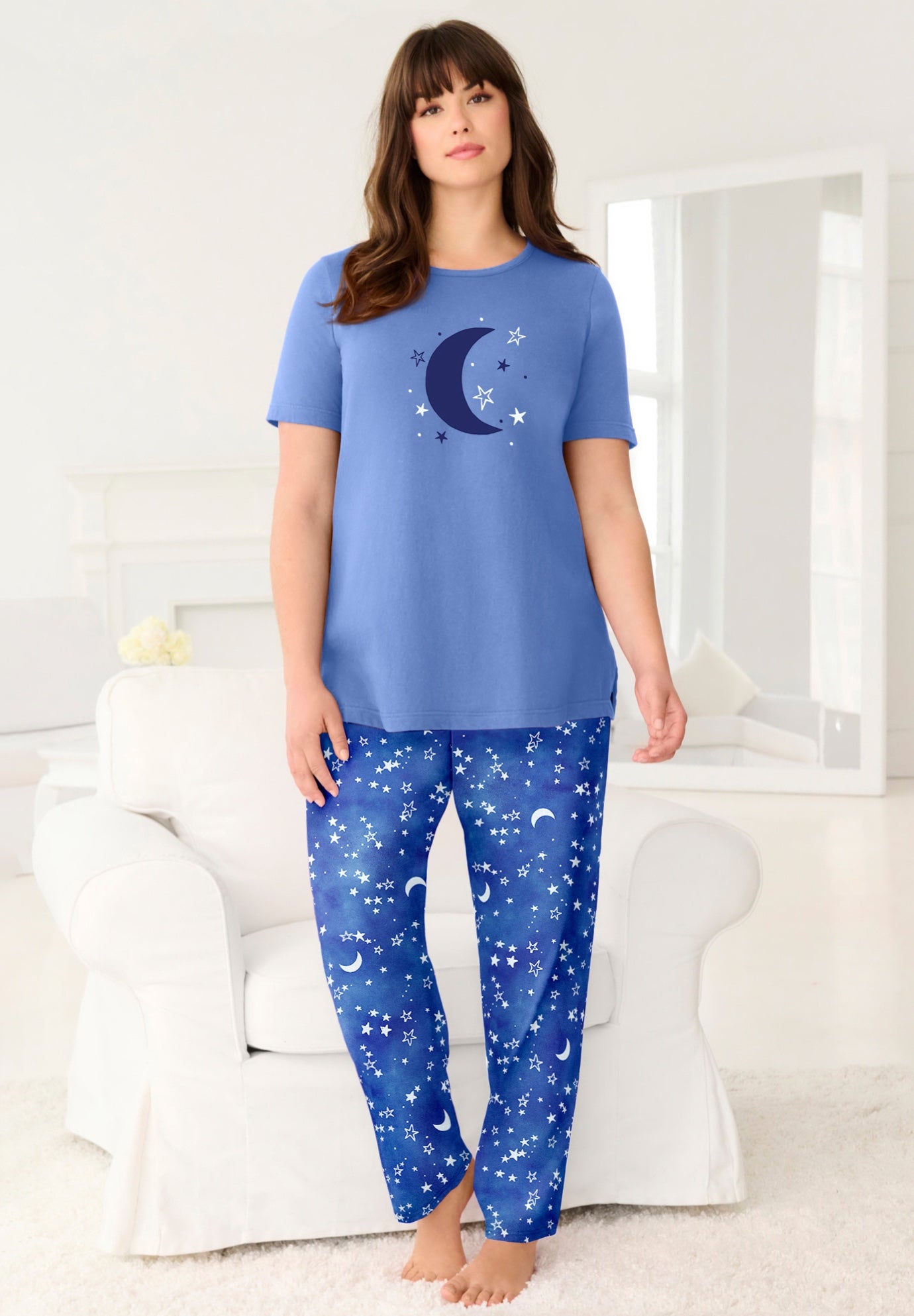 Graphic Tee PJ Set image number 0
