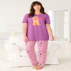 Graphic Tee PJ Set image number null