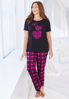 Graphic Tee Pure Cotton PJ Set