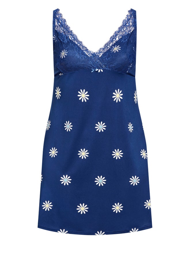 Lace Print Sleep Chemise image number null