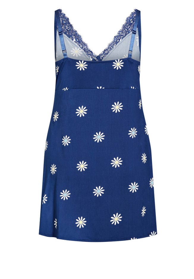 Lace Print Sleep Chemise image number null