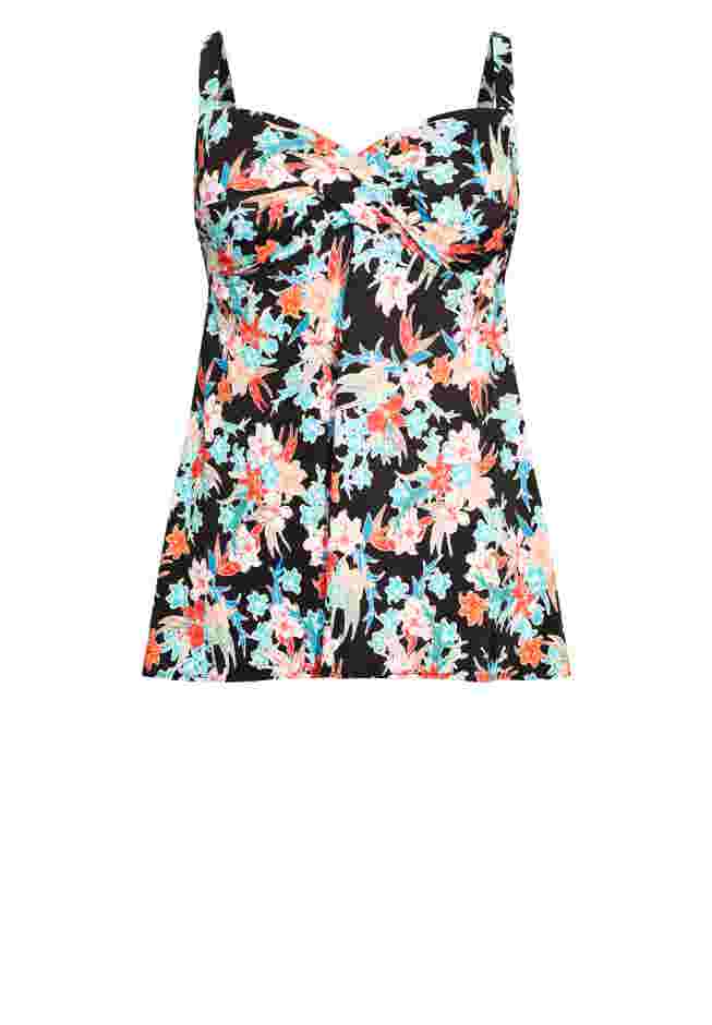 Twist Print Swim Dress image number 3