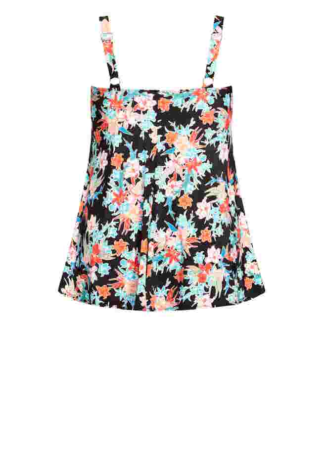 Twist Print Swim Dress image number 4