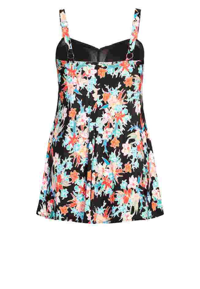Twist Print Swim Dress image number 5