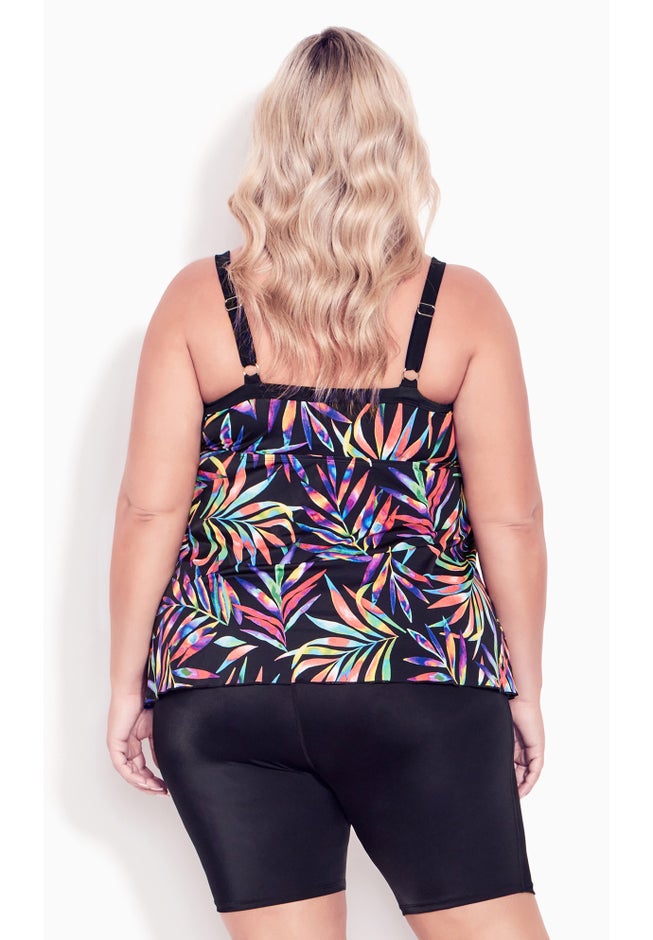 Fly Away Print Tankini Top image number 2