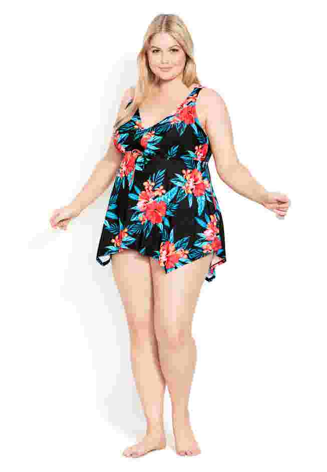 Sharkbite Print Tankini Top image number 0