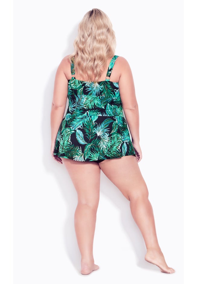 Twist Skirt Print 1 Piece image number null