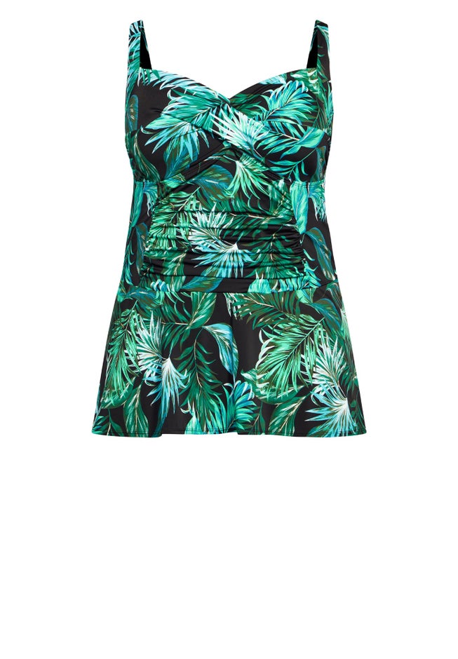 Twist Skirt Print 1 Piece image number null