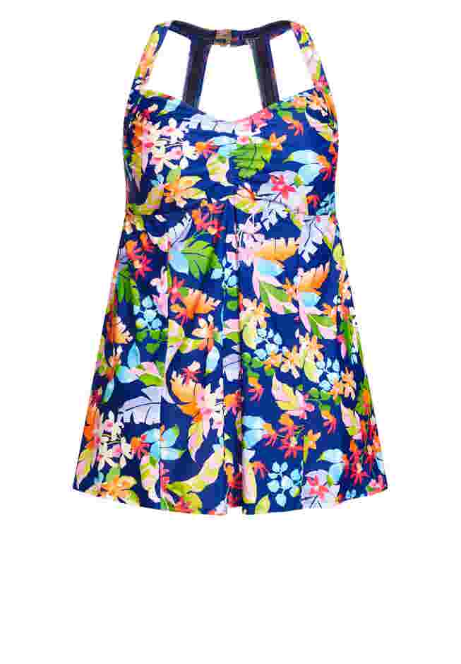 Halter Back Swim Dress image number 4