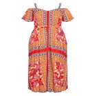 Zoey Cold Shoulder Maxi Dress image number null