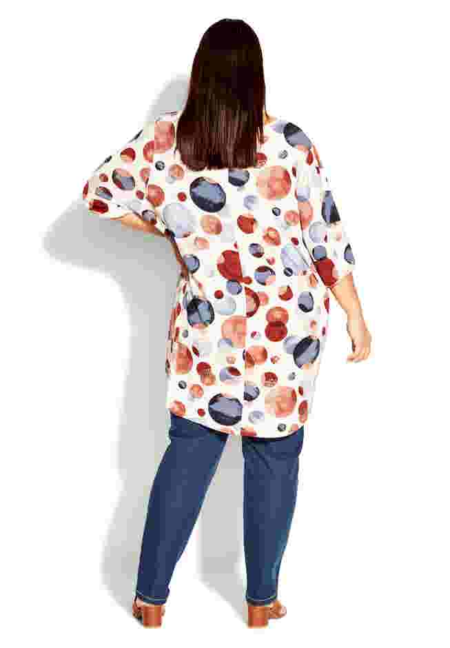 Leila Foil Print Top image number 1