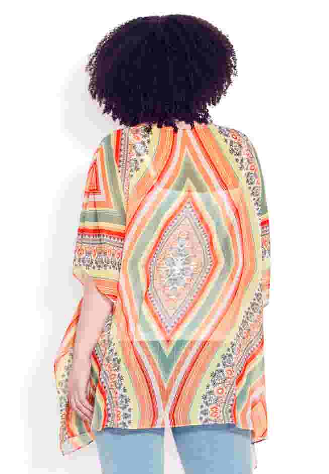 Watercolor Poncho image number 1