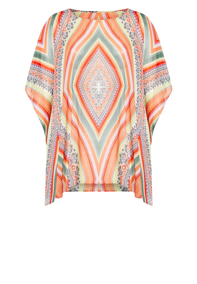 Watercolor Poncho image number 2