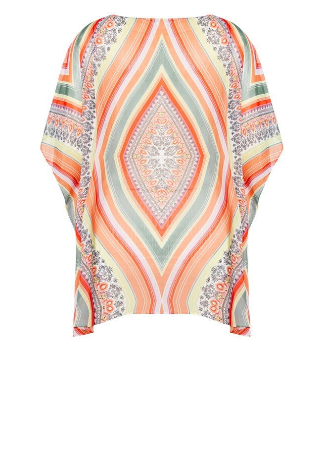 Watercolor Poncho image number 5
