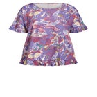 Rivka Frill Print Top image number null