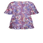 Rivka Frill Print Top image number null