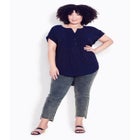 Button Pleat Top image number null