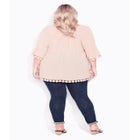 Ember Lace Trim Top image number null