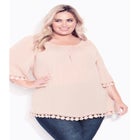 Ember Lace Trim Top image number null