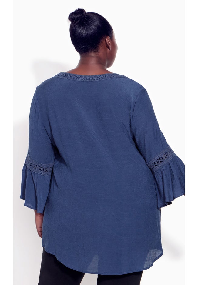 Pleat Lace Tunic image number 1