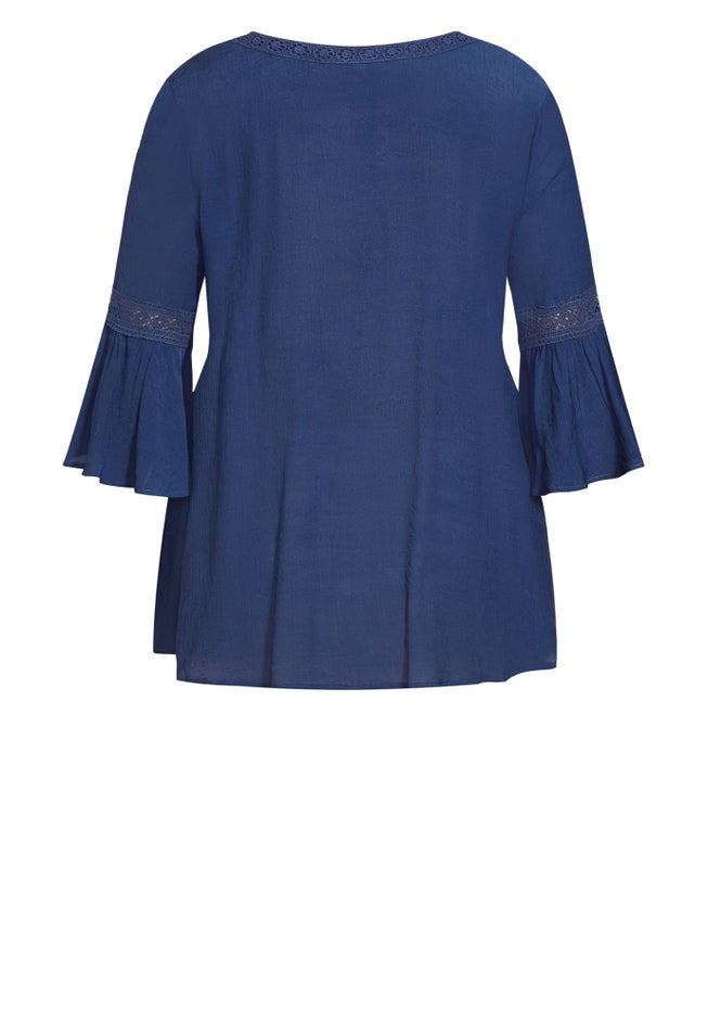 Pleat Lace Tunic image number 5