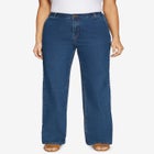 True Fit Stretch Denim Wide Leg Jean image number null