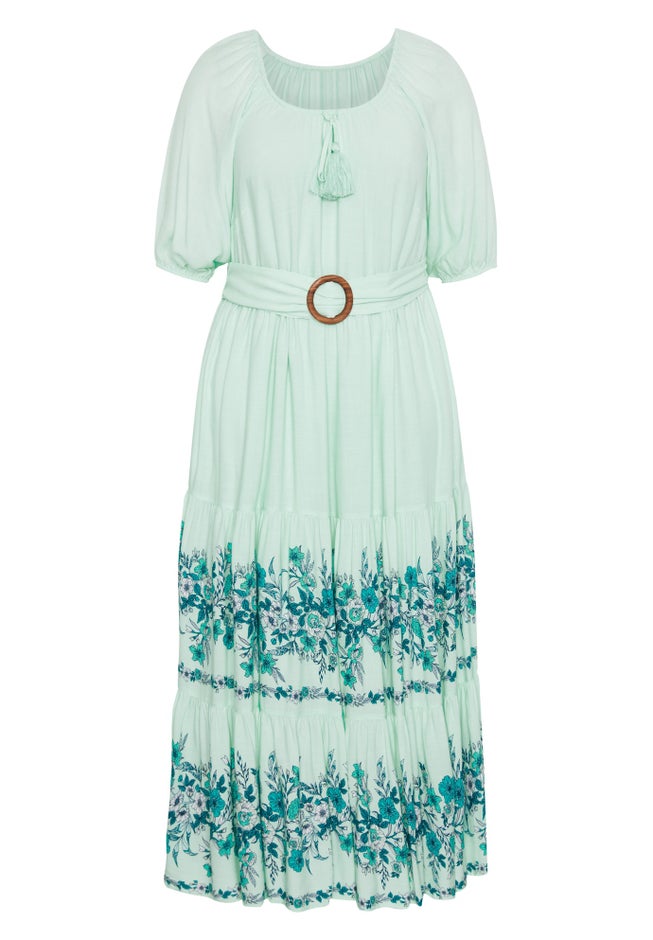Angel Tiered Maxi Dress image number null