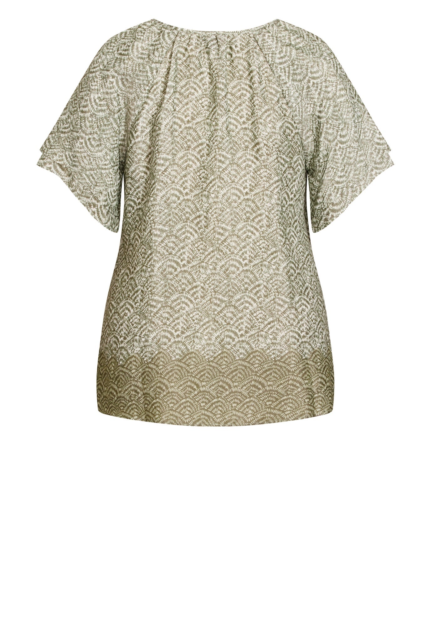 Medallion Border Peasant Top image number 3