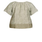 Medallion Border Peasant Top image number null