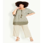 Medallion Border Peasant Top image number null