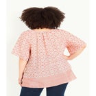 Medallion Border Peasant Top image number null