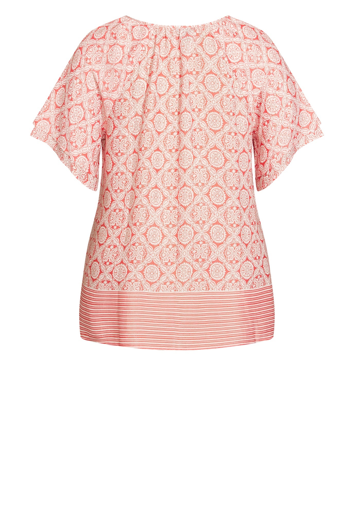 Medallion Border Peasant Top image number 3