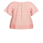 Medallion Border Peasant Top image number null