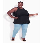 Hallie Halter Cold Shoulder Top image number null