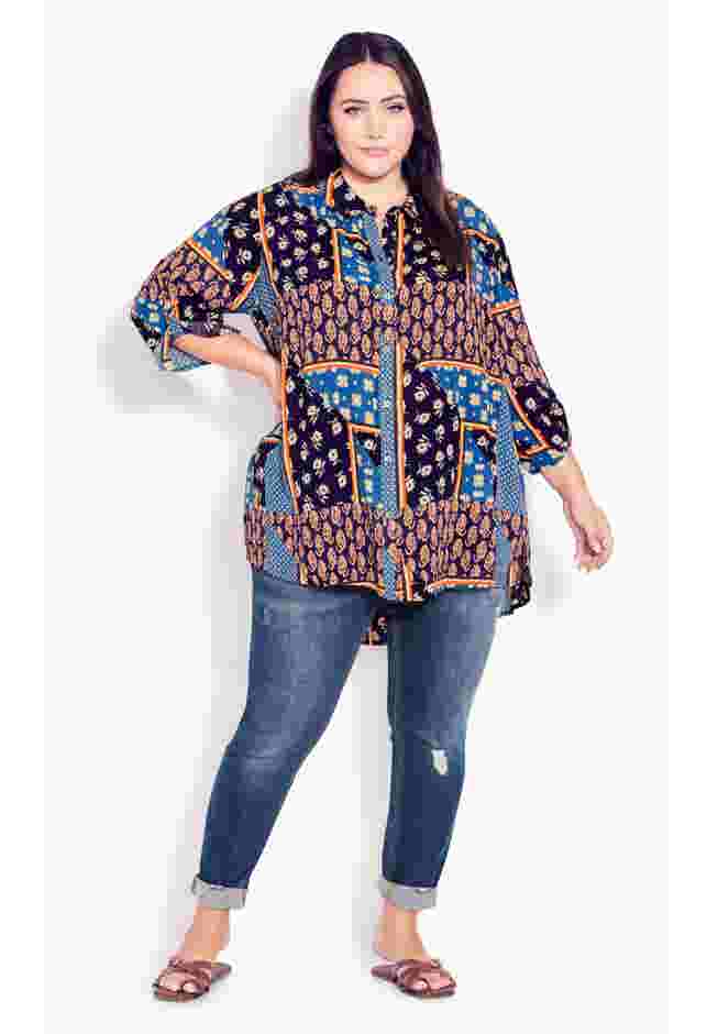 Island Breeze Print Tunic image number 4