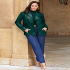 Leather Blazer image number null