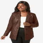 Leather Blazer image number null