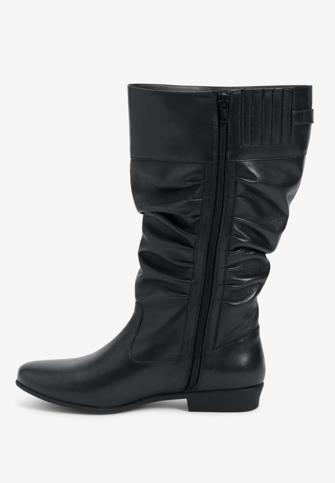 The Monica Wide Calf Leather Boot image number 3