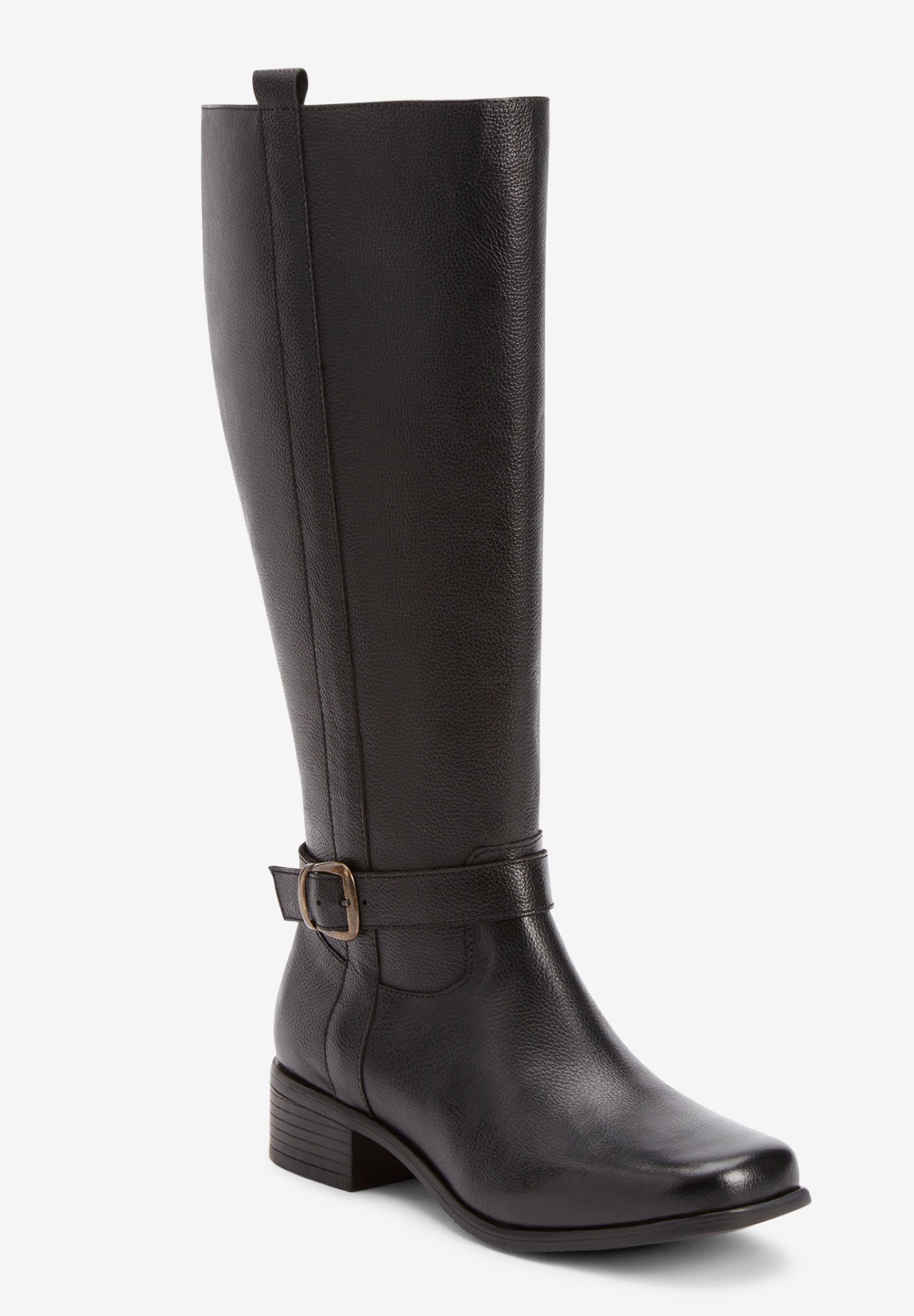 The Donna Tall Wide Calf Leather Boot By Comfortview image number 0